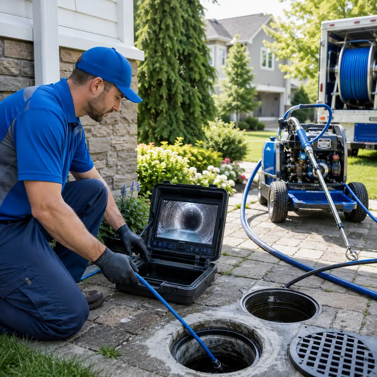 Outdoor drain cleaning professionals serving Maybeury, WV