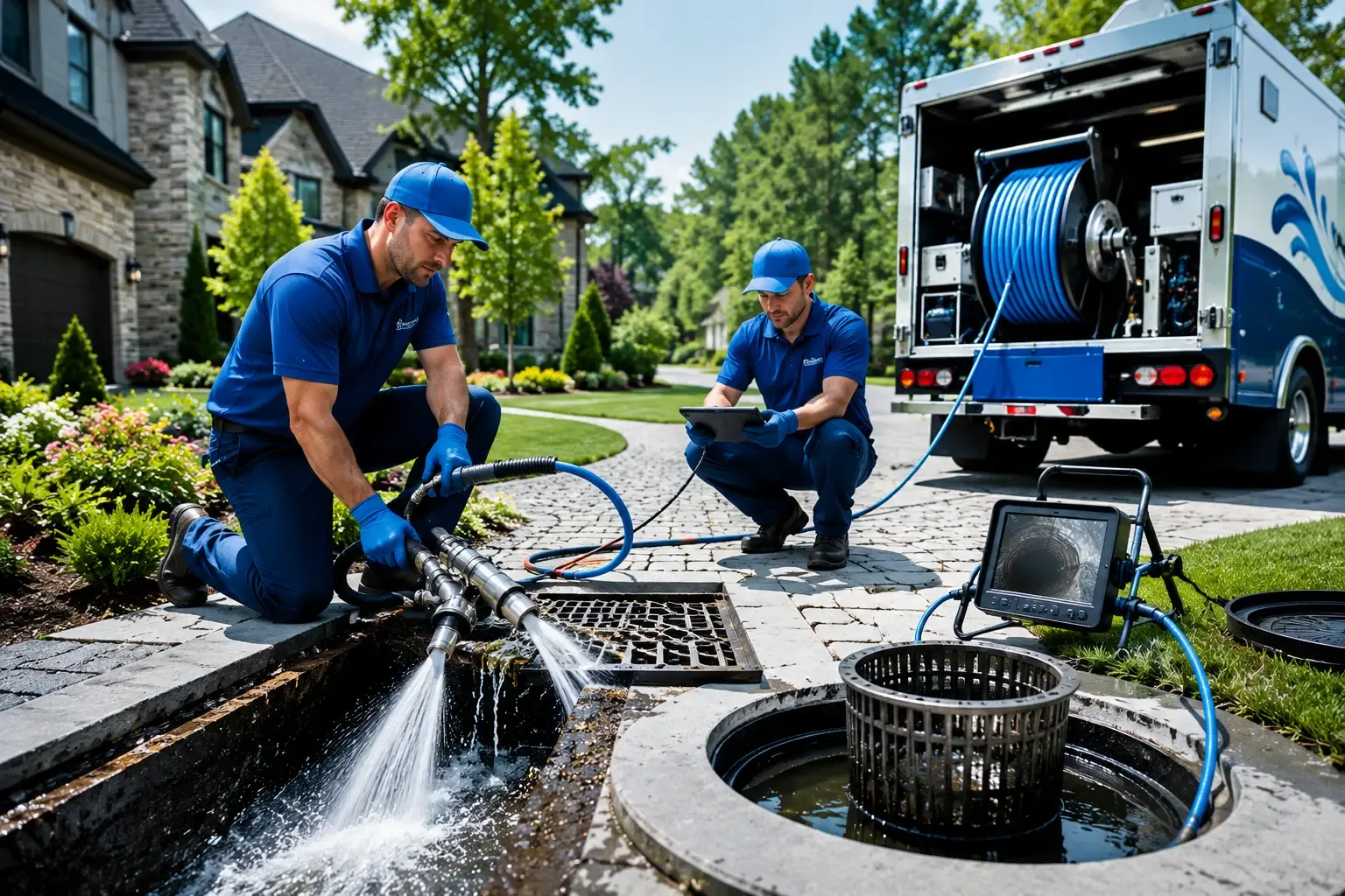 Local outdoor drain cleaning professionals in Maybeury, WV